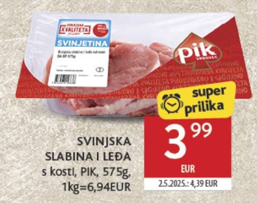 SVINJSKA SLABINA I LEĐA