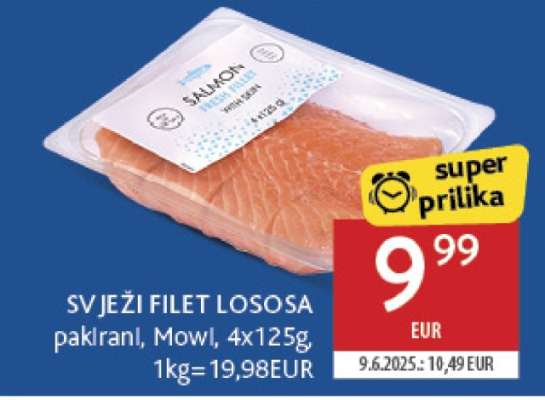 Svježi filet lososa