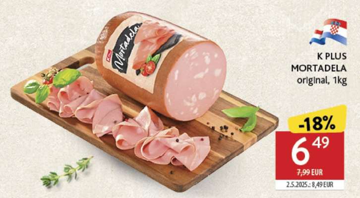 K PLUS MORTADELA original 1kg