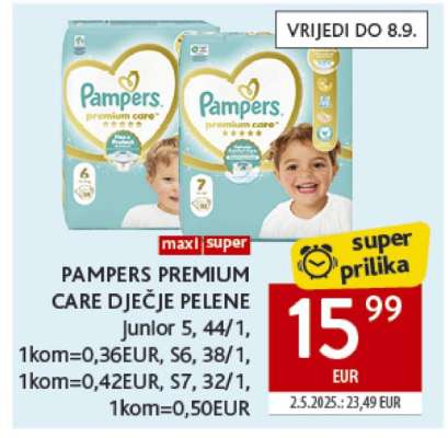 PAMPERS PREMIUM CARE DJEČJE PELENE