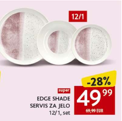 EDGE SHADE SERVIS ZA JELO 12/1, set