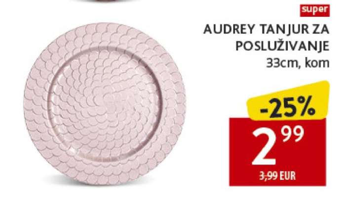 AUDREY TANJUR ZA POSLUŽIVANJE