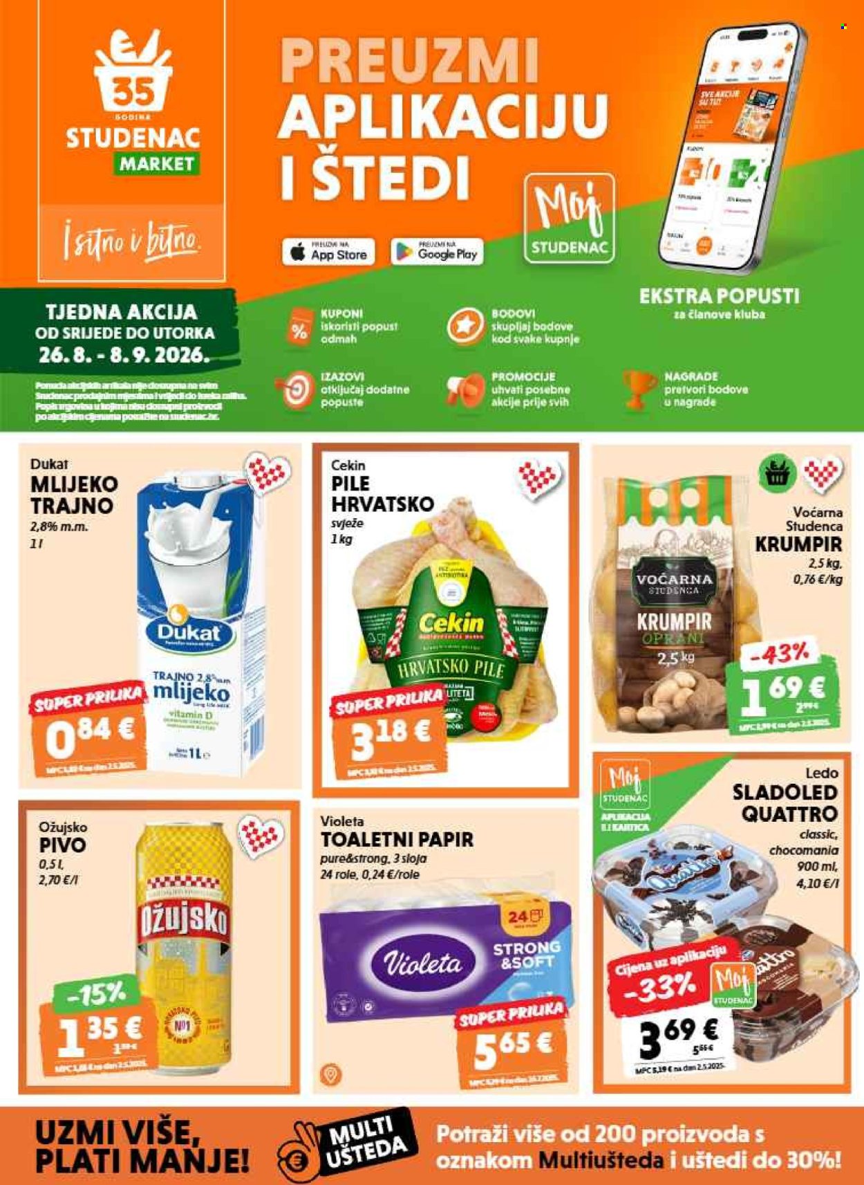 Studenac katalog - 26.08.2026. - 08.09.2026. Stranica 1