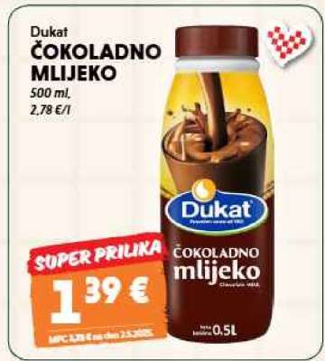 DUKAT Čokoladno mlijeko