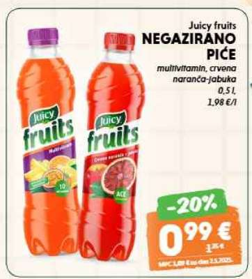 JUICY FRUITS NEGAZIRANO PIĆE
