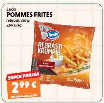 LEDO Pommes frites
