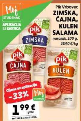 Pik Vrbovec ZIMSKA, ČAJNA, KULEN SALAMA