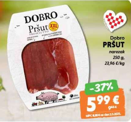 DOBRO PRŠUT