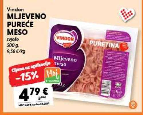 Vindon MLJEVENO PUREĆE MESO