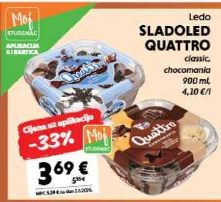 LEDO Sladoled Quattro