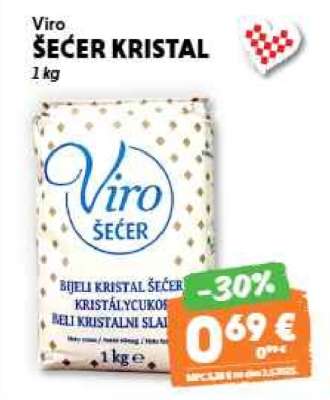 VIRO ŠEĆER KRISTAL