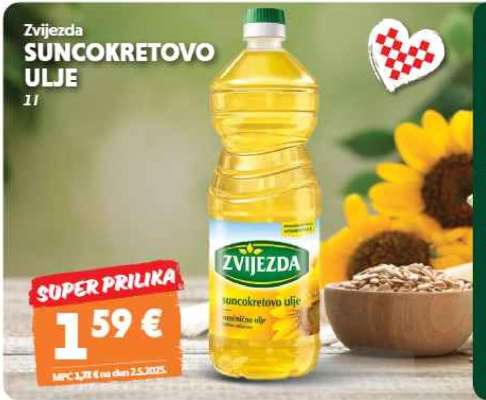 ZVIJEZDA SUNCOKRETOVO ULJE