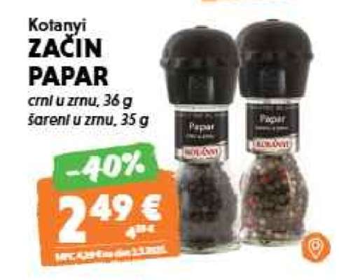 Kotanyi ZAČIN PAPAR