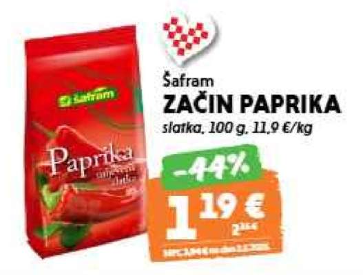 Safram ZAČIN PAPRIKA