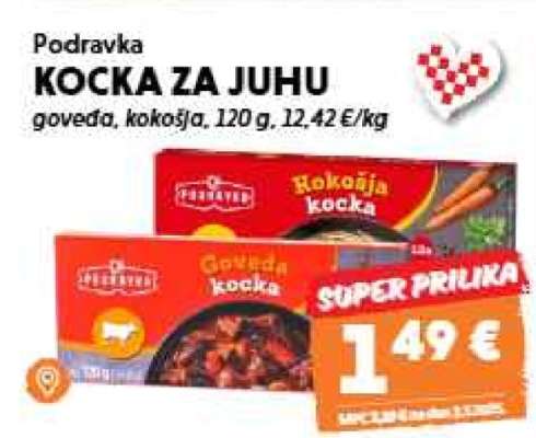 Podravka Kocka za juhu