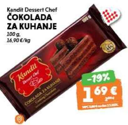 KANDIT DESSERT CHEF Čokolada za kuhanje