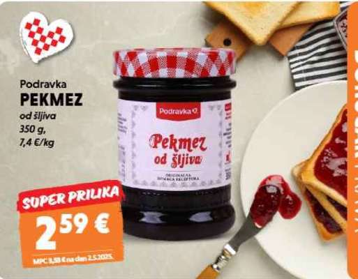 PODRAVKA Pekmez od šljiva