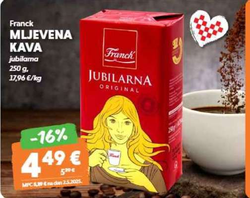 FRANCK Mljevena kava