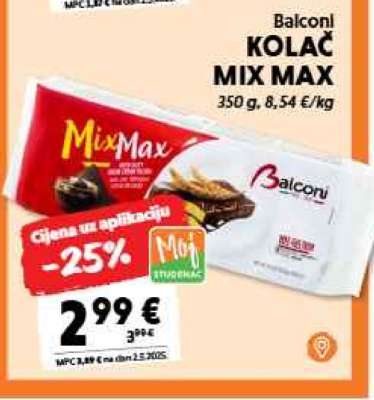 Balconi KOLAČ MIX MAX