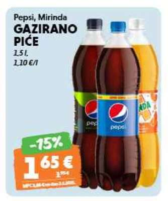 PEPSI / MIRINDA Gazirano piće