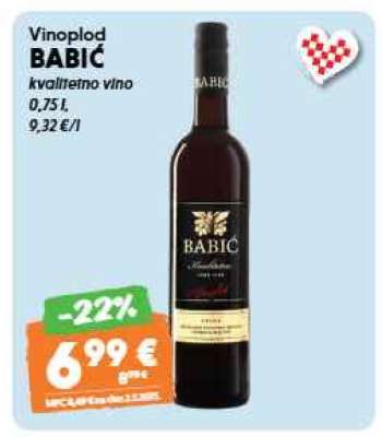 VINOPLOD Babić