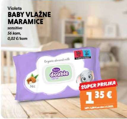 VIOLETA BABY VLAŽNE MARAMICE