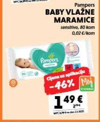 PAMPERS BABY VLAŽNE MARAMICE