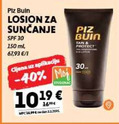 Piz Buin Losion za sunčanje