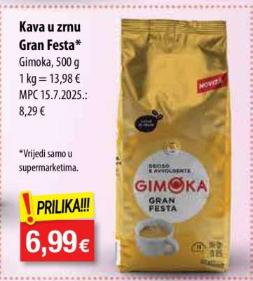 Kava u zrnu Gran Festa