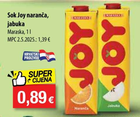 Sok joy naranča jabuka