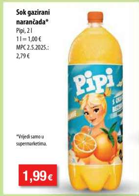 Sok gazirani narančada