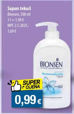 Sapun tekući Bionsen, 500 ml