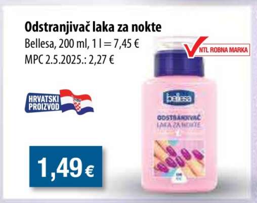 Odstranjivač laka za nokte
