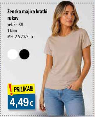 Ženska majica kratki rukav