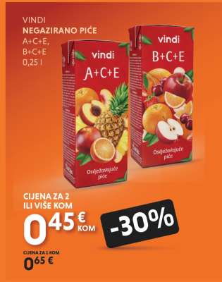 VINDI NEGAZIRANO PIĆE