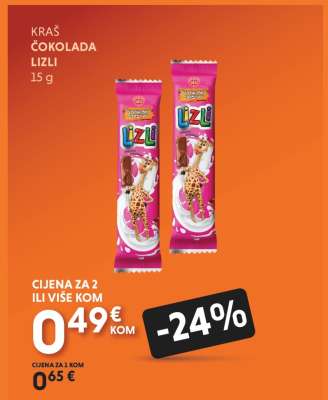 Kraš Čokolada Lizli