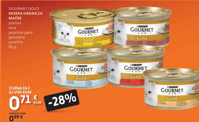 GOURMET GOLD MOKRA HRANA ZA MAČKE