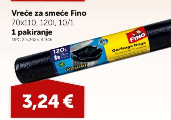 Vreće za smeće Fino