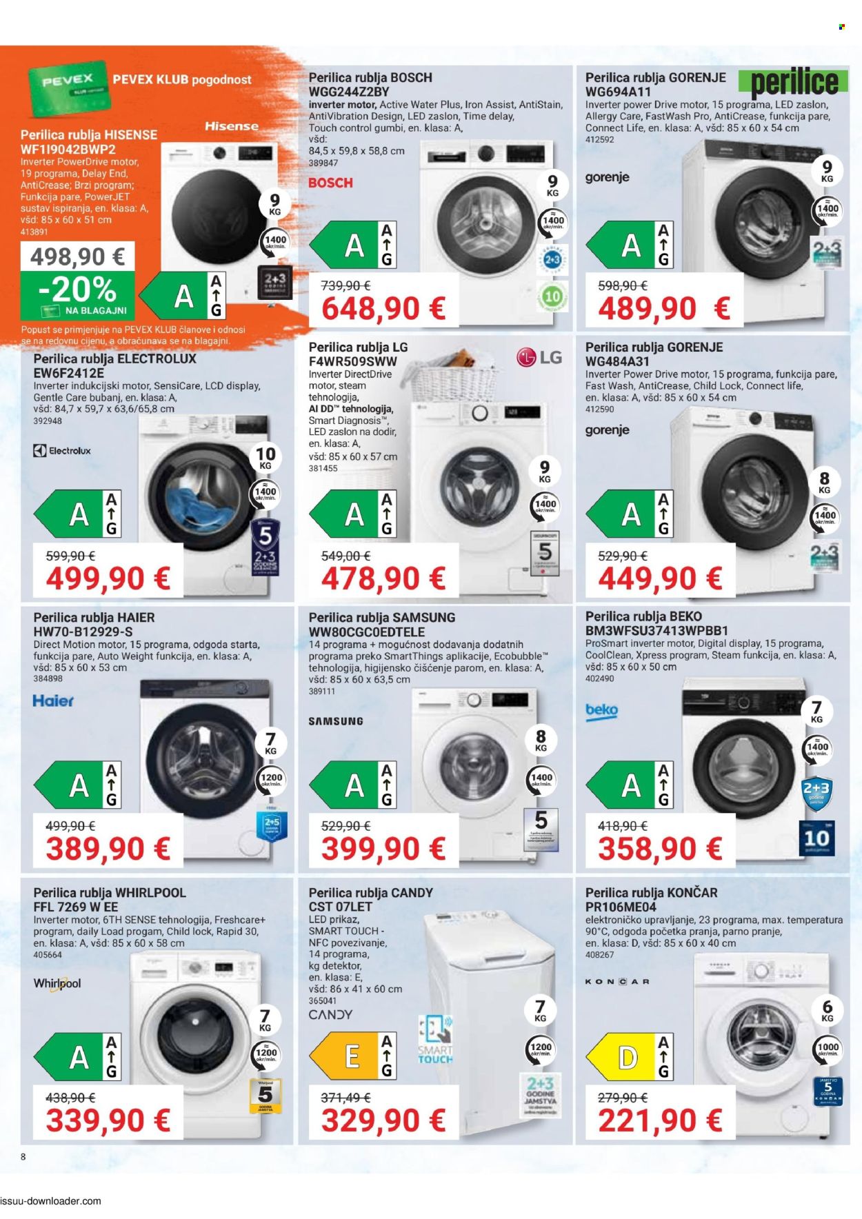 Pevex katalog - 27.08.2026. - 21.09.2026. Stranica 8