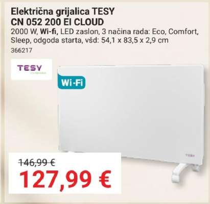 Električna grijalica TESY CN 052 200 EI CLOUD