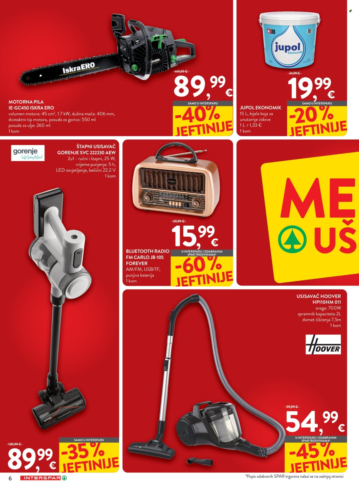 INTERSPAR katalog - 26.08.2026. - 08.09.2026. Stranica 6