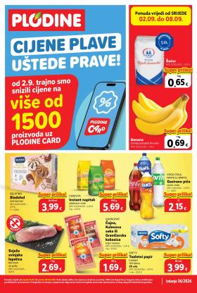 Plodine - CIJENE PLAVE UŠTEDE PRAVE!