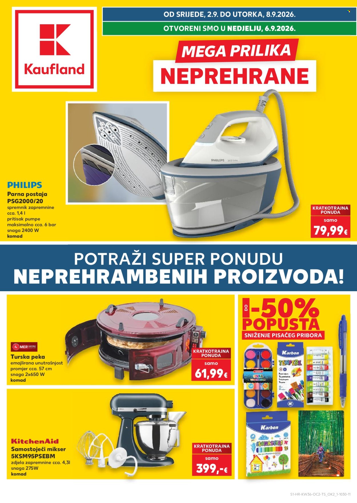 Kaufland katalog - 02.09.2026. - 08.09.2026. Stranica 1