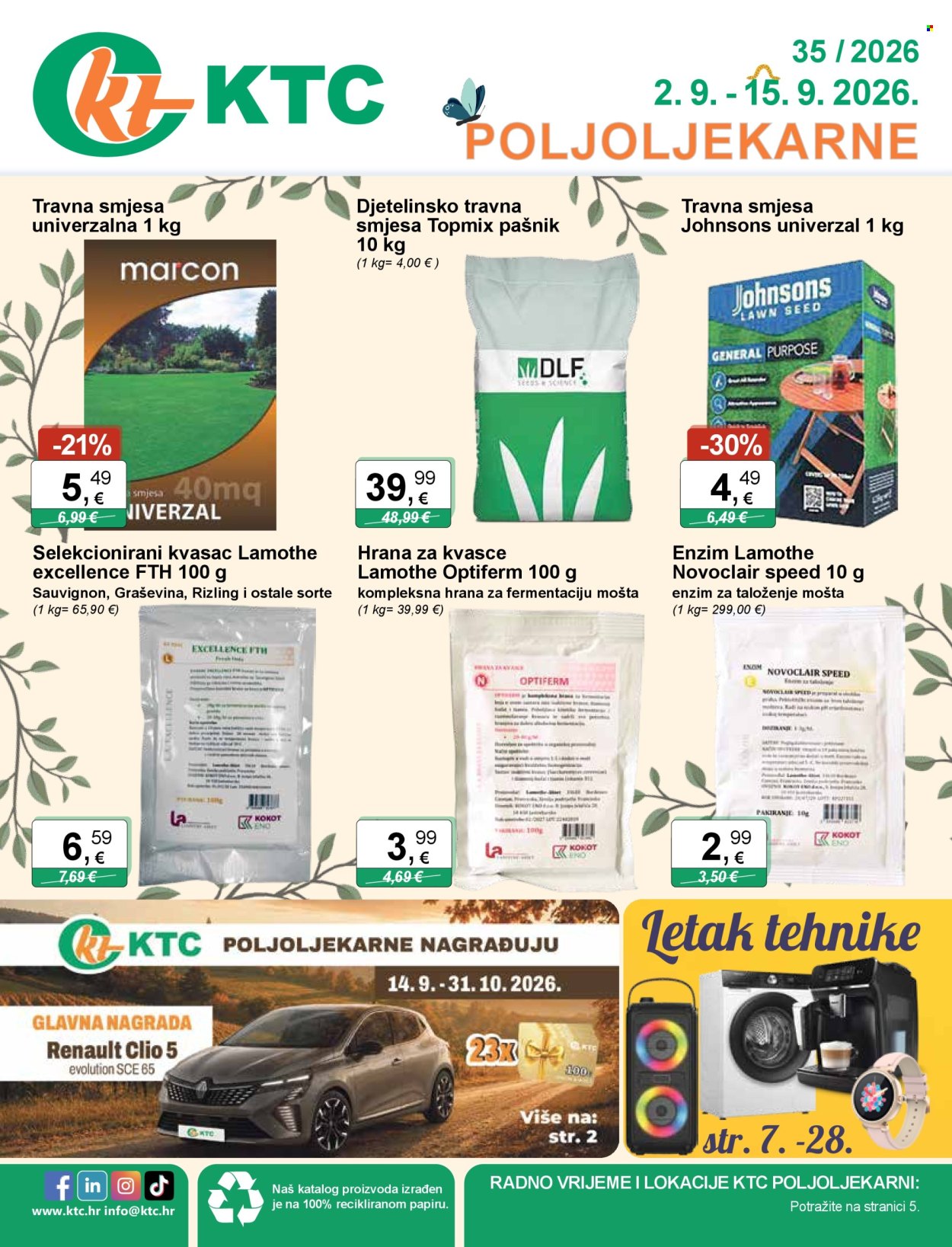 KTC katalog - 02.09.2026. - 15.09.2026. Stranica 1