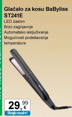 Glačalo za kosu BaByliss ST241E