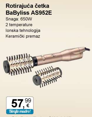 Rotirajuća četka BaByliss AS952E