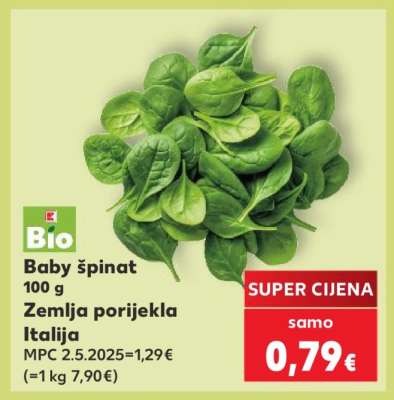 Baby špinat