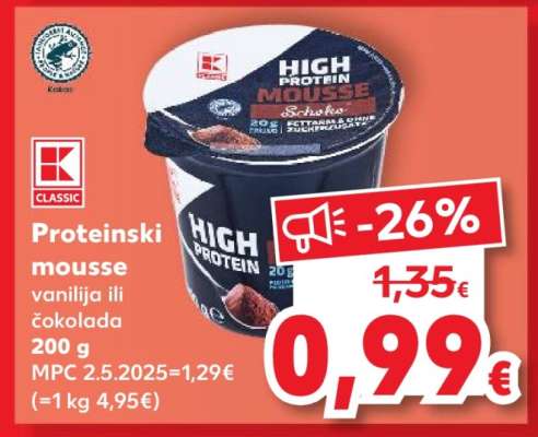Proteinski mousse