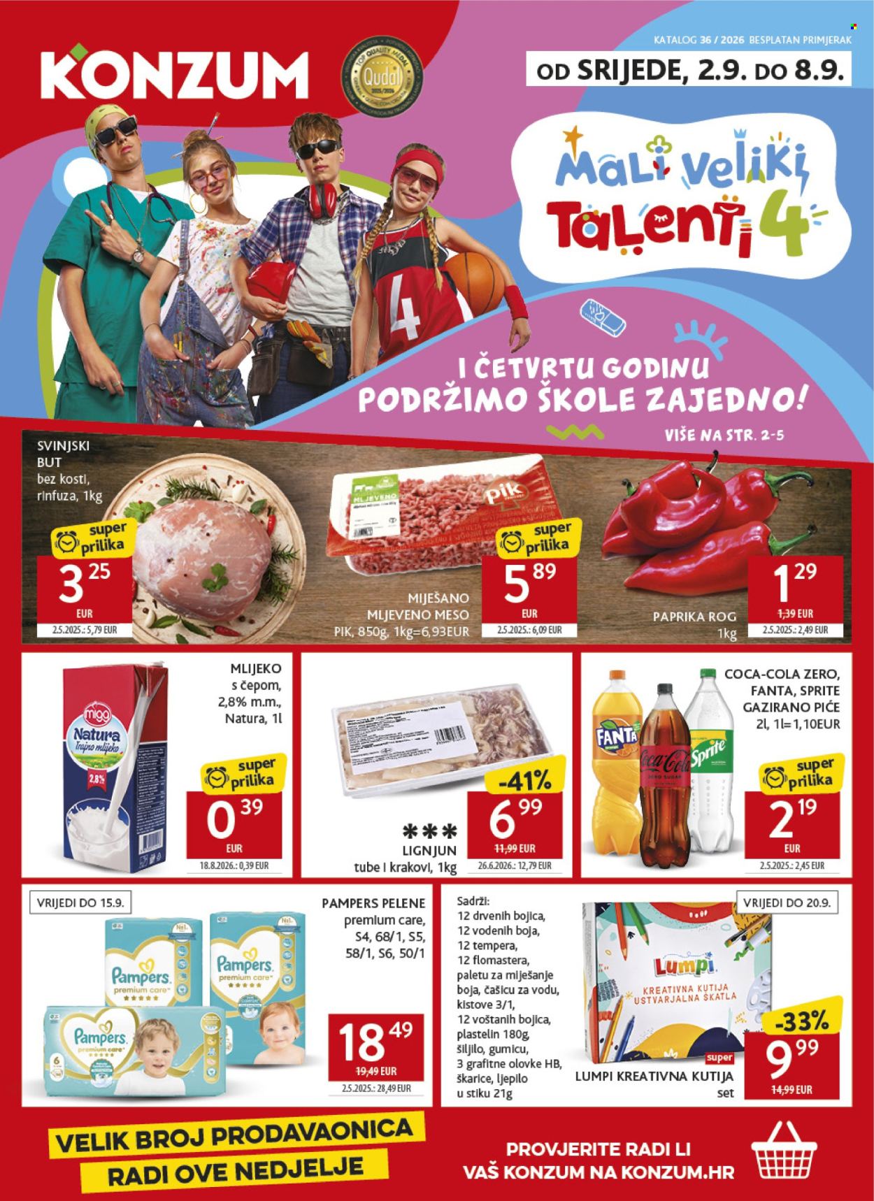 Konzum katalog - 02.09.2026. - 08.09.2026. Stranica 1