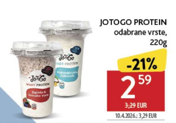JOTOGO PROTEIN odabrane vrste, 220g